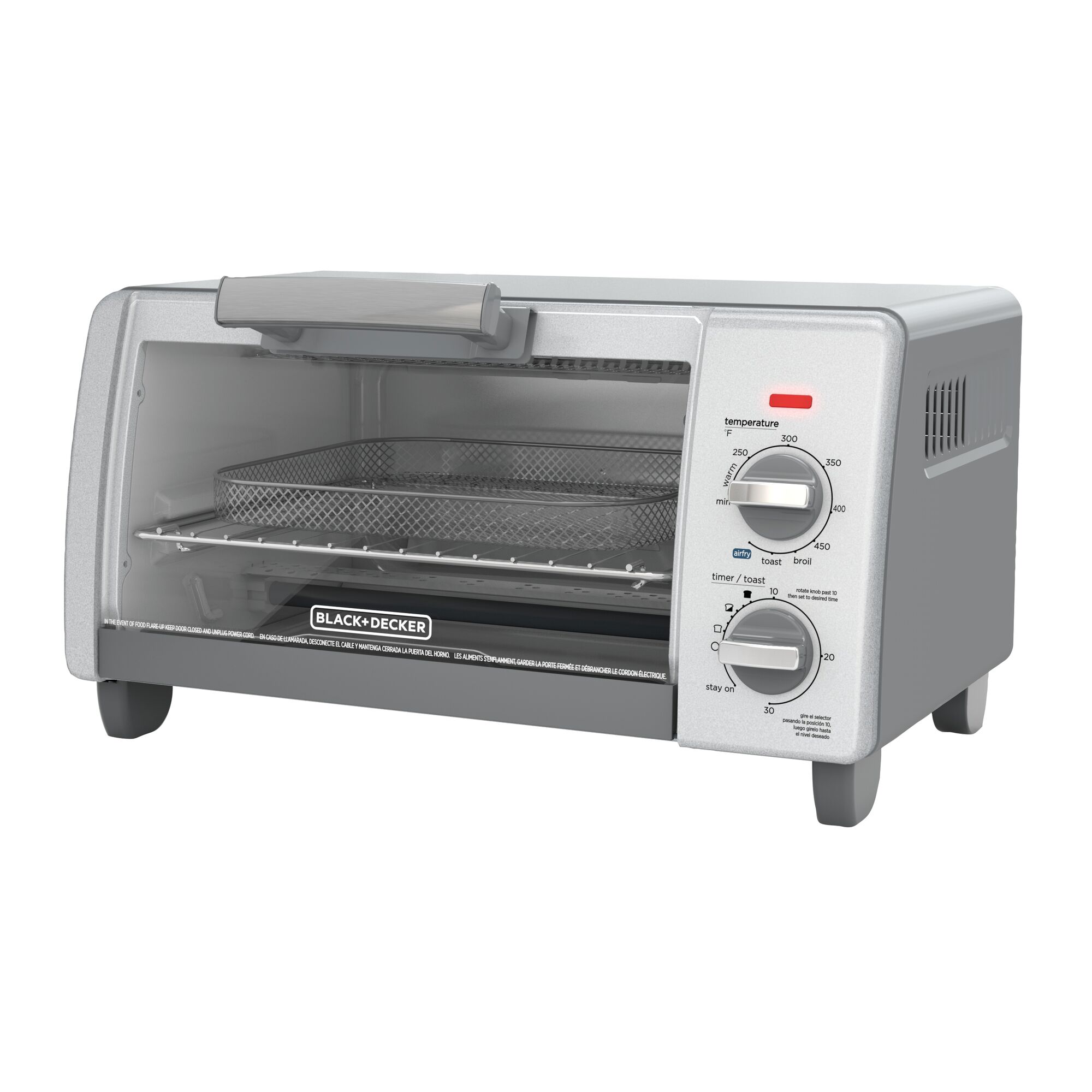 Crisp N Bake Air Fry 4 Slice Toaster Oven.