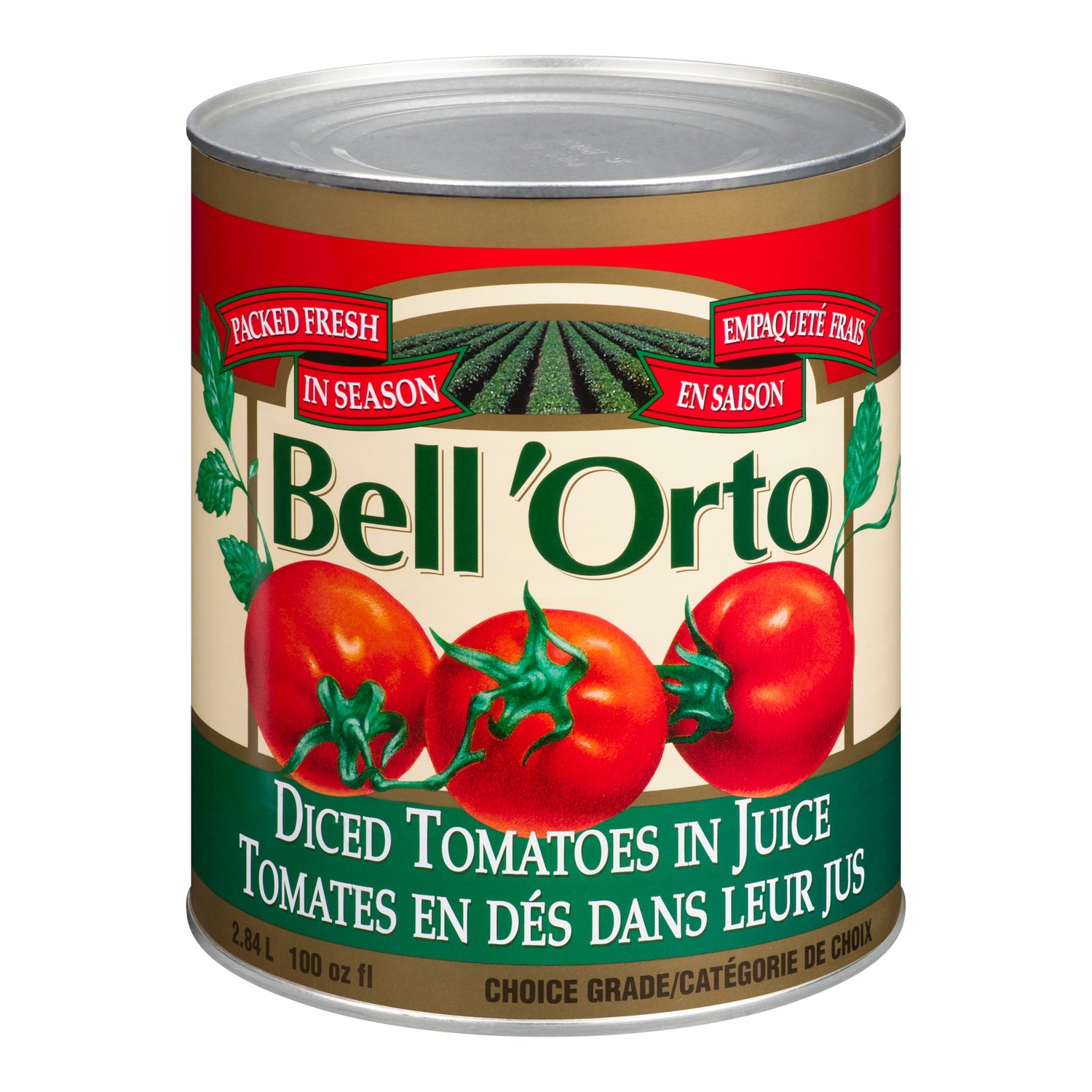 BELL’ORTO tomates en dés – 6 x 2,84 L