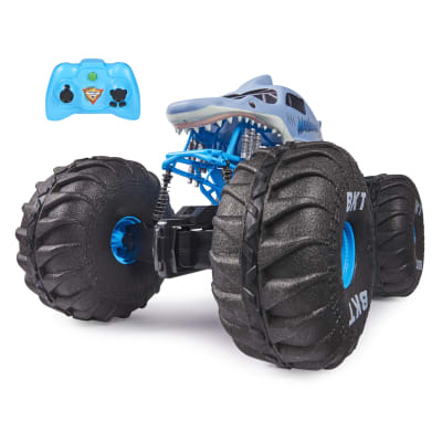Monster Jam, Official Mega Megalodon All-Terrain Remote Control Monster Truck for Boys and Girls, 1:6 Scale, Kids Toys for Ages 4-6+