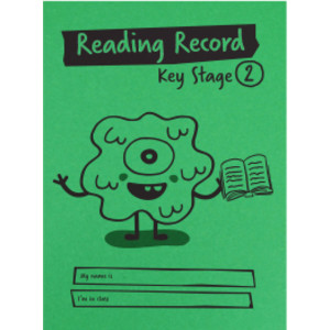 Little Monsters Reading Record, Key Stage 2, A5, 36 Pages, Green