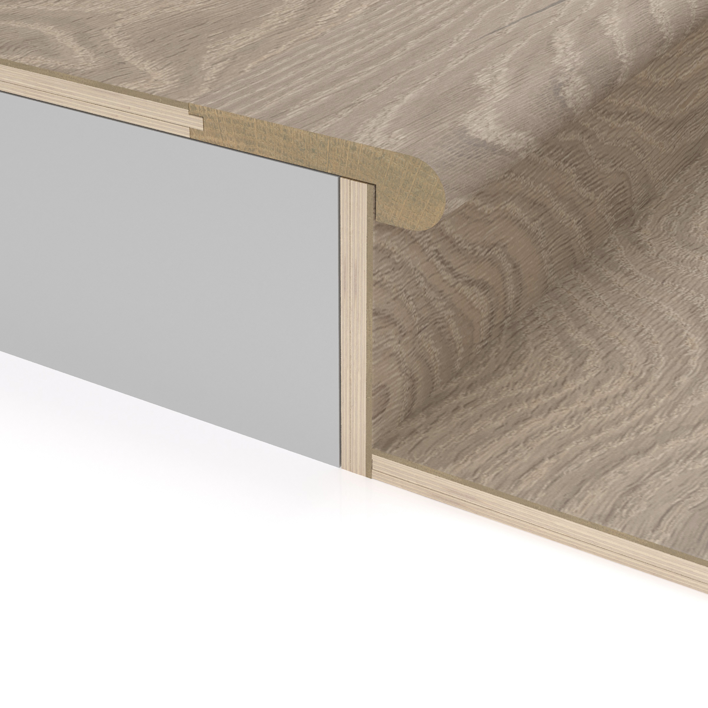 Shipboard Sauv First Press Stair Nosing Flush view 3