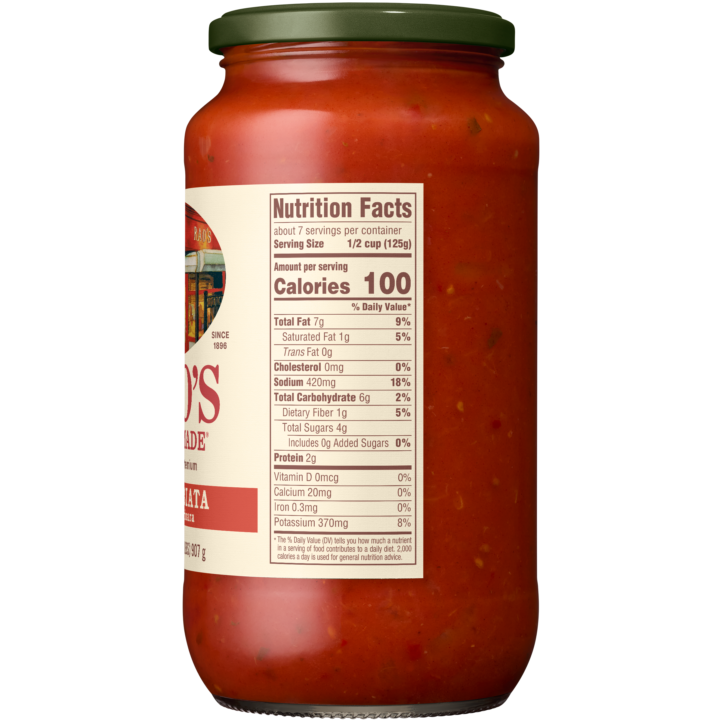Arrabbiata Sauce, 32 oz - Right Image