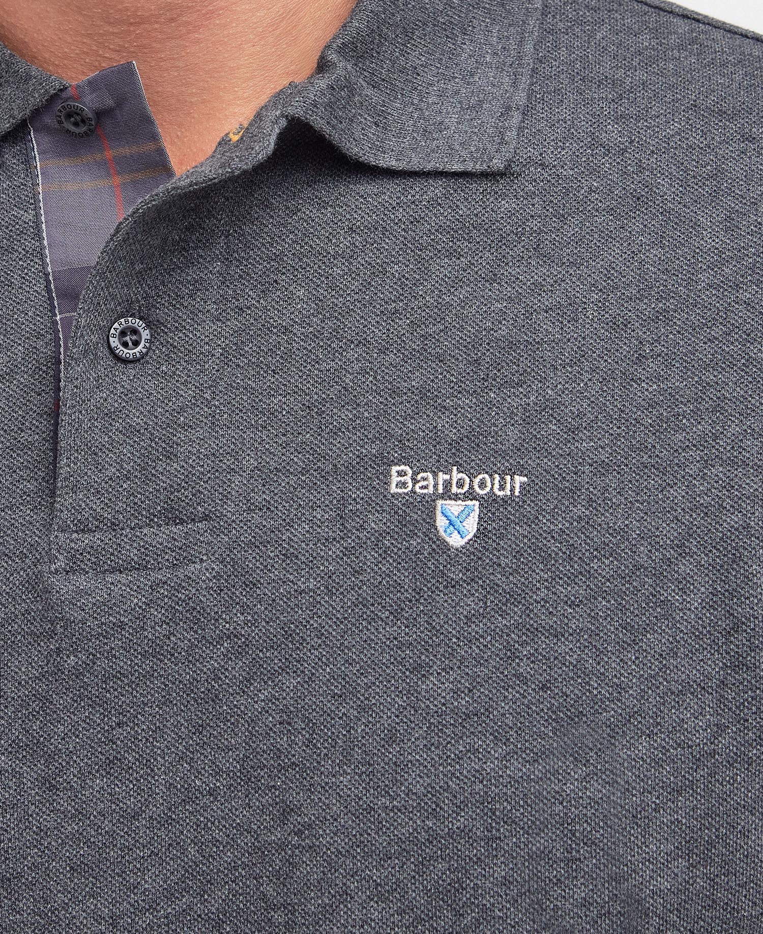 Tartan Pique Polo Shirt image number 4