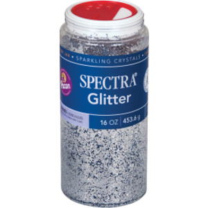 Glitter, Silver, 1 lb., 1 Jar