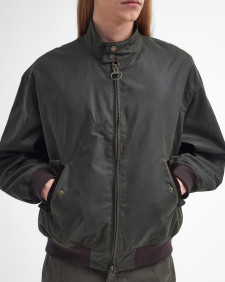 Barbour x Baracuta MA-1 Waxed Harrington Jacket 