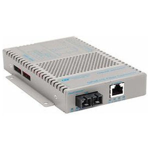 PoE+ 10/100/1000BASE-T to 1000BASE-X Media Converter