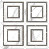 Caspar Statuario 12×12 Plaza Mosaic Polished