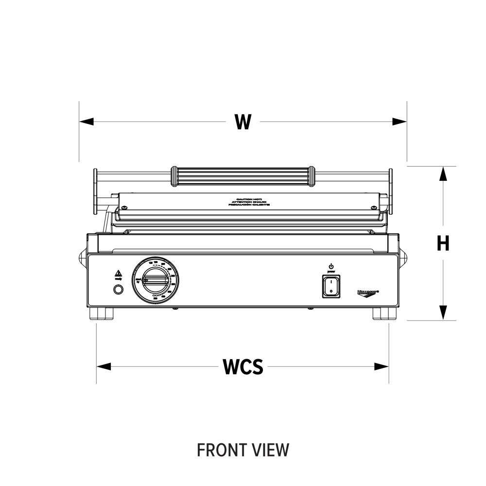120volt supersize panini sandwich grill with aluminum flat plates and