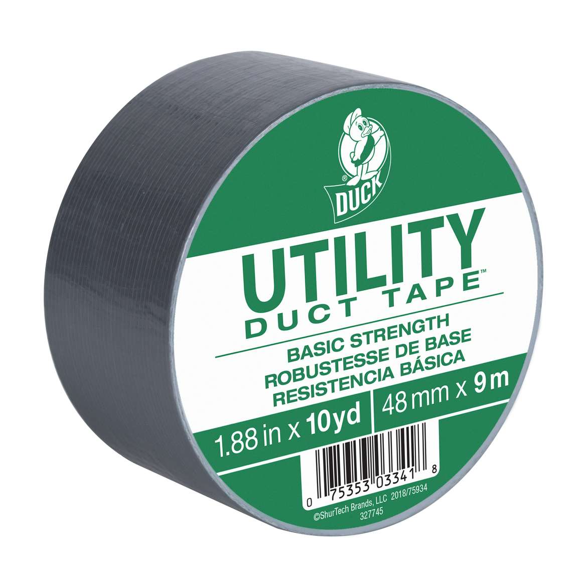 Utility Duct Tape Silver 1.88 in x 10 yd. | Duck Brand