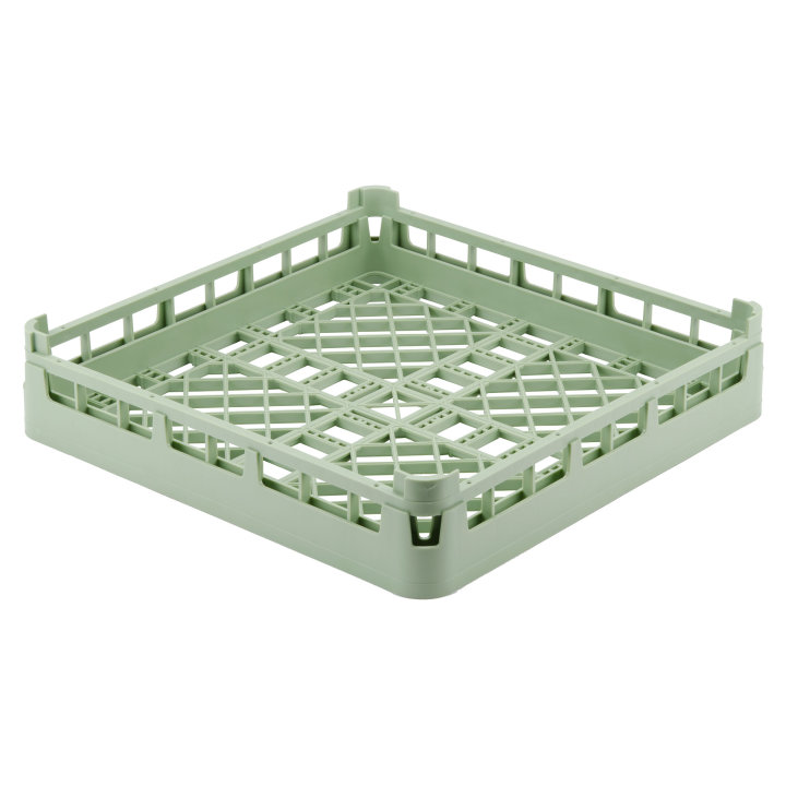 Signature full-size open rack with short height in Light Green