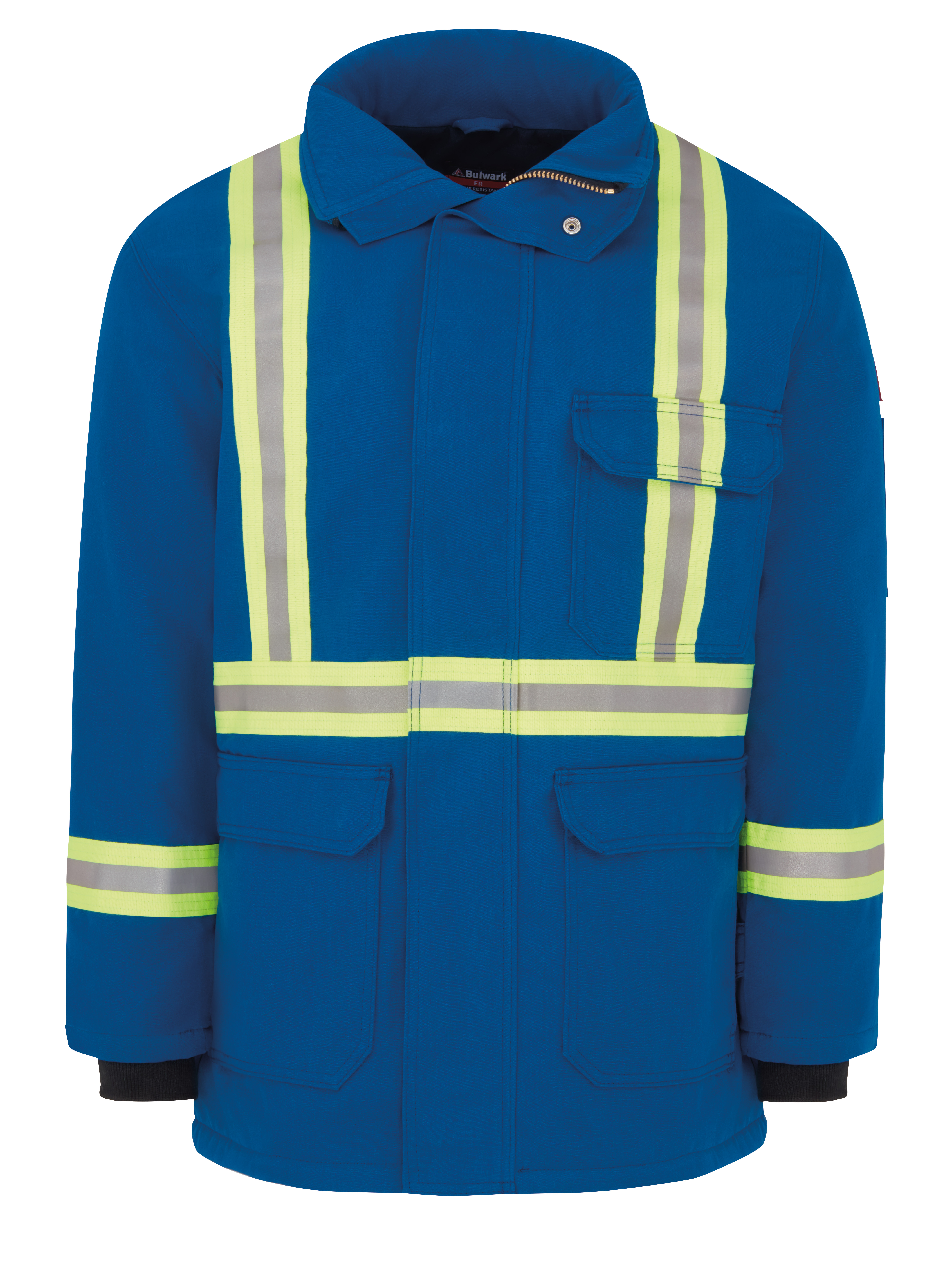 Men‘s Heavyweight Nomex FR Insulated Deluxe Parka with Reflective Trim-Bulwark