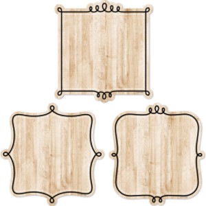 Core Decor Loop-de-Loop on Wood 6" Designer Cut-Outs, Pack of 36