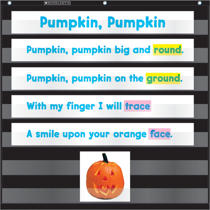 Mini Pocket Chart, 28" x 28", Black