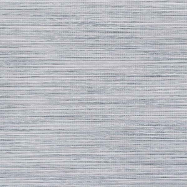 Light-gray woven fabric panel with fine horizontal threads; stretched flat and taut; close-up view in soft, even lighting showing subtle linear texture.