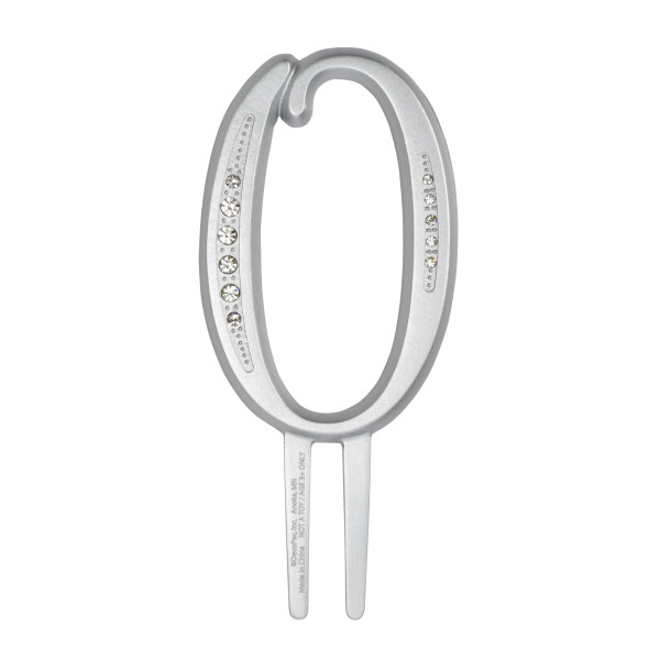 3.5" 0 Diamond Number Monogram
