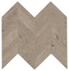 Gallery Taupe 12×13 Chevron Mosaic Mixed