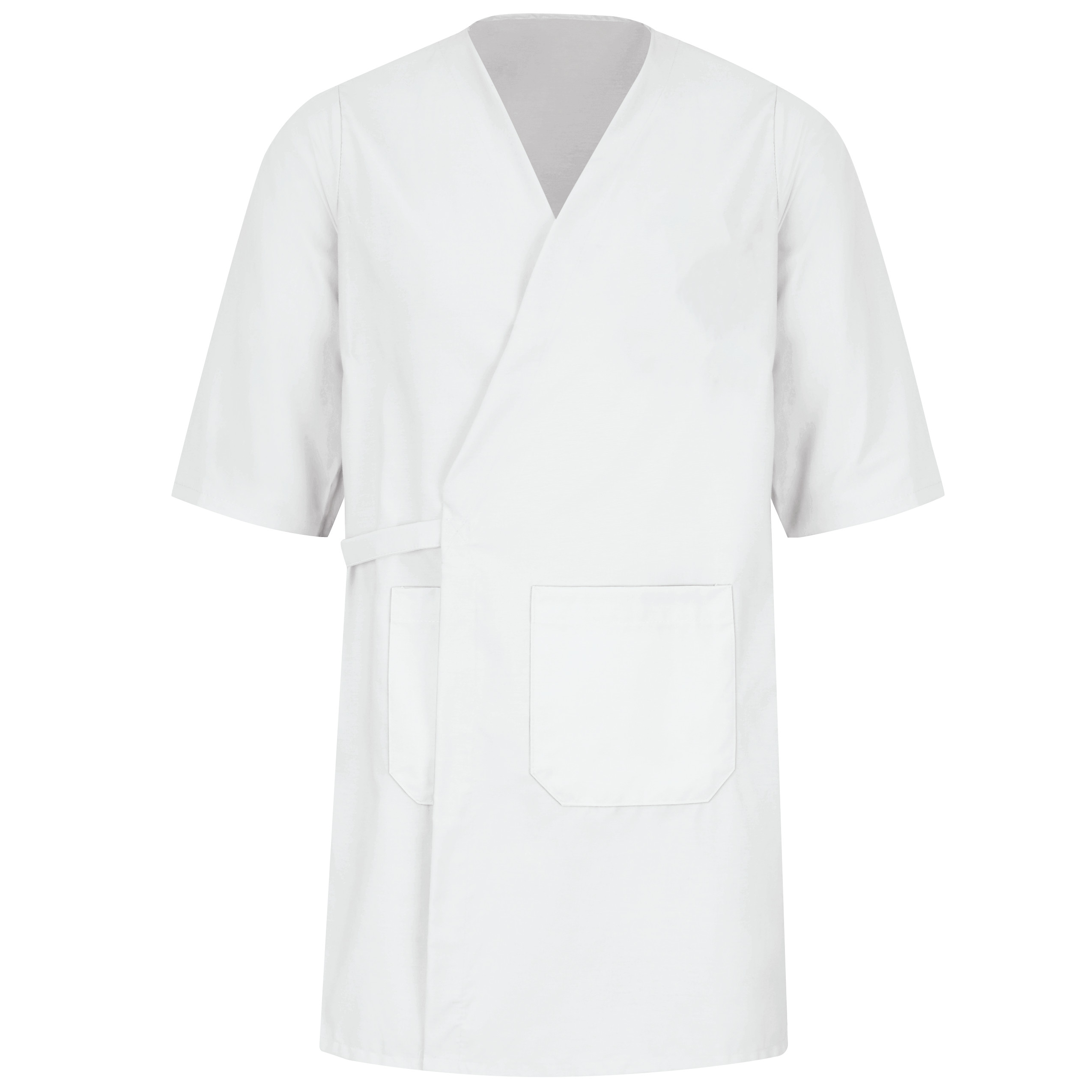 Collarless Butcher Wrap-Red Kap