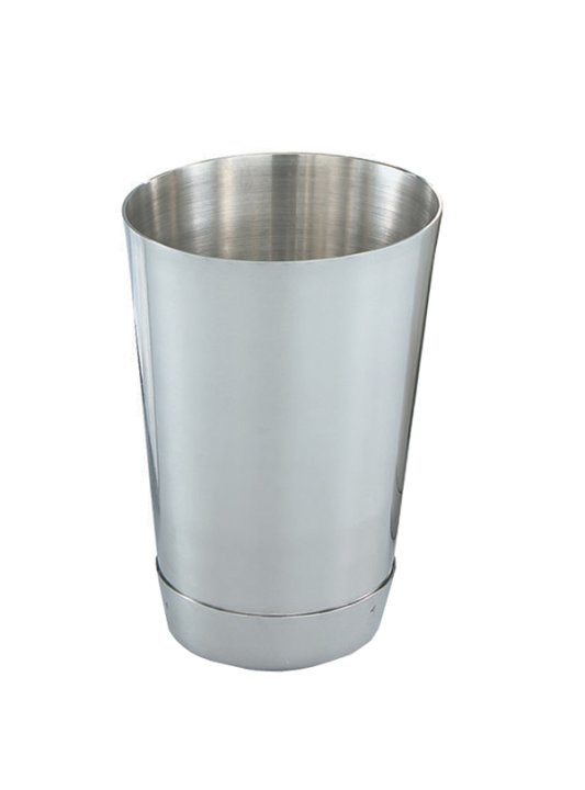 15-ounce stainless steel bar shaker in mirror finish