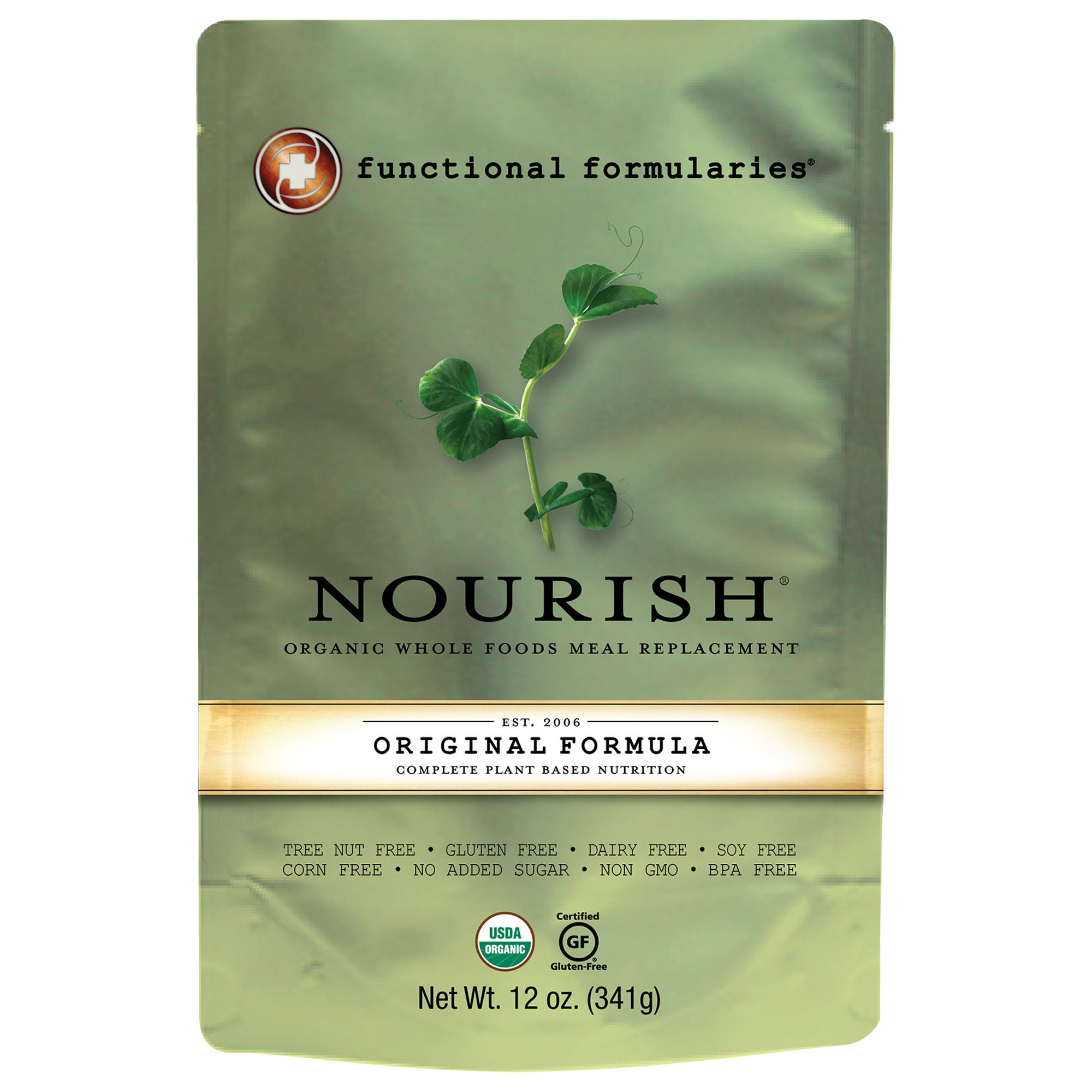 Nourish™ Vegetable / Rice Pediatric Complete Plant Based Nutrition, 12-oz pouch