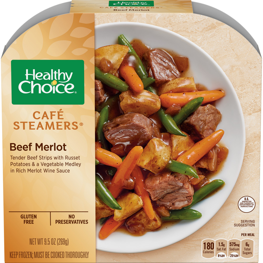 HEALTHY CHOICE Cafe Steamers Beef Merlot | Conagra Foodservice