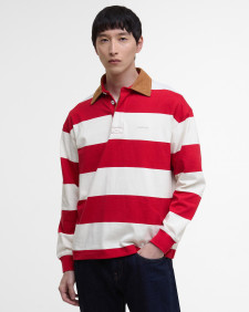 Hemd Newclose Oversized Rugby Brick Red