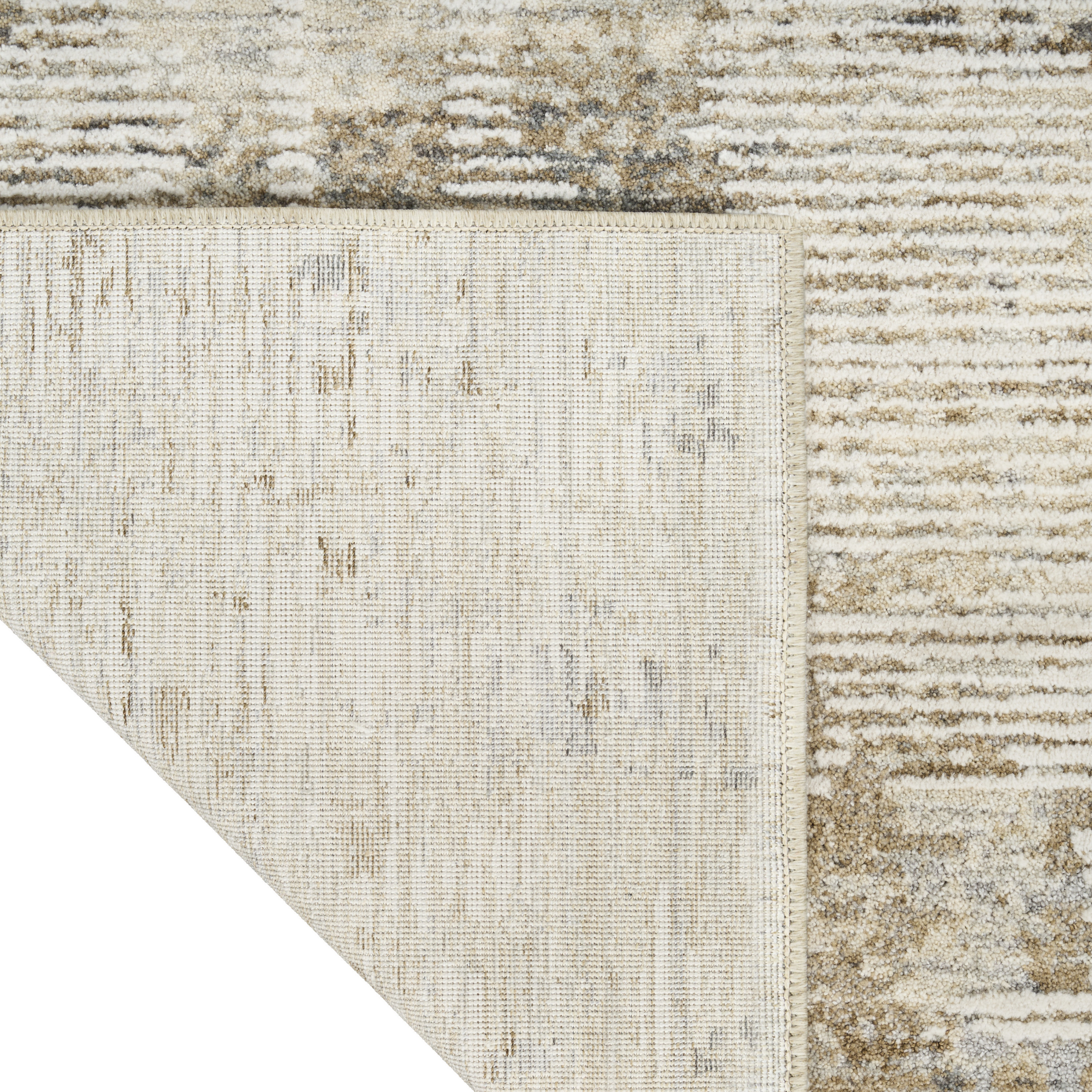 Calvin Klein CK078 Summit 2'2" x 10' Natural Grey Modern Indoor Rug