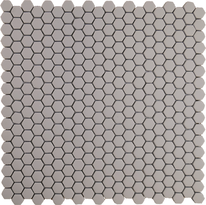 Cafe Utaupia Matte 11×11 Mini Hexagon Mosaic Matte