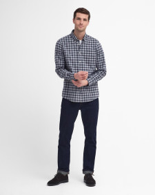 Lomond Tailored Long-Sleeved Shirt Blue Granite