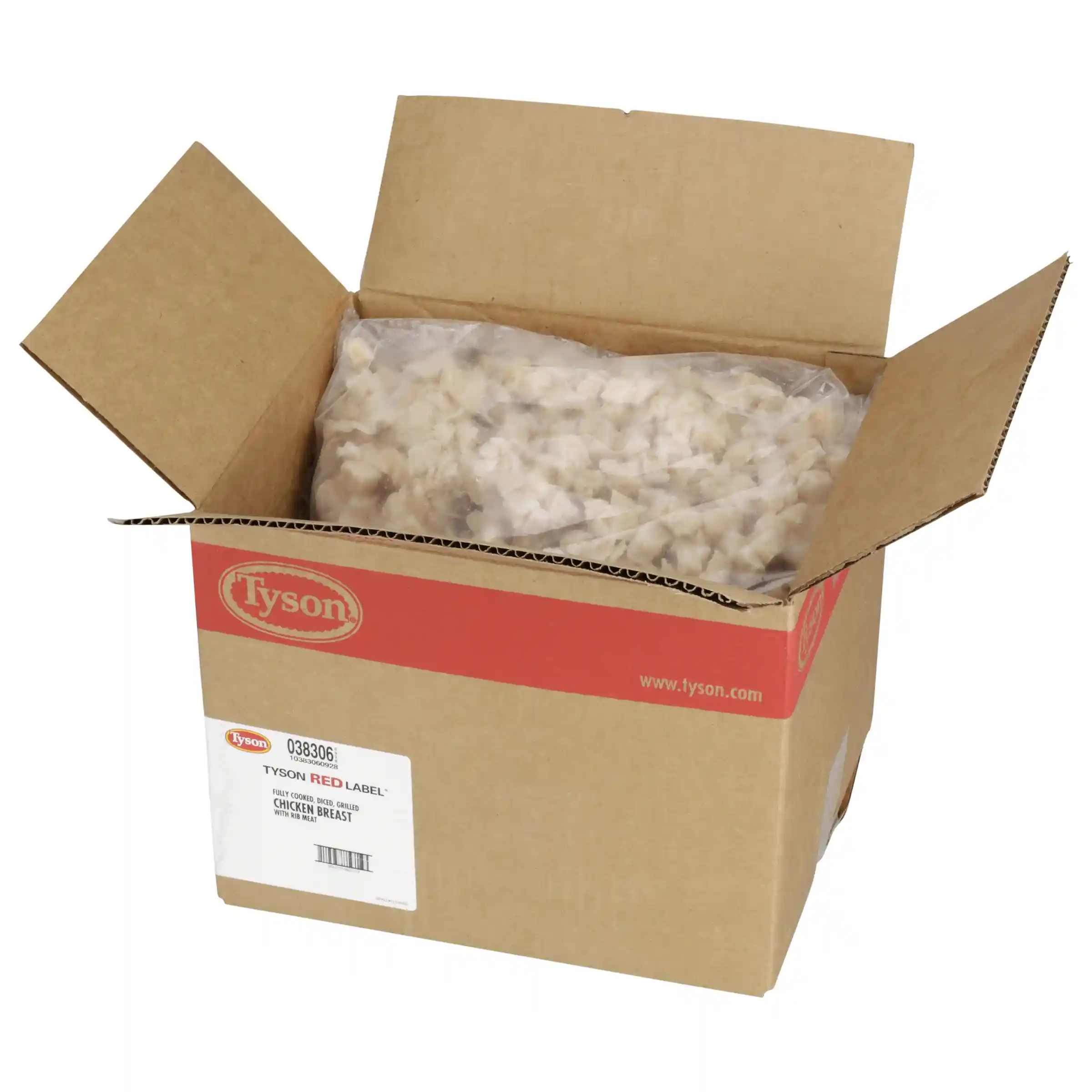 Tyson Red Label® Fully Cooked Unbreaded Grilled Diced Chicken Breast, 0.5" _image_4