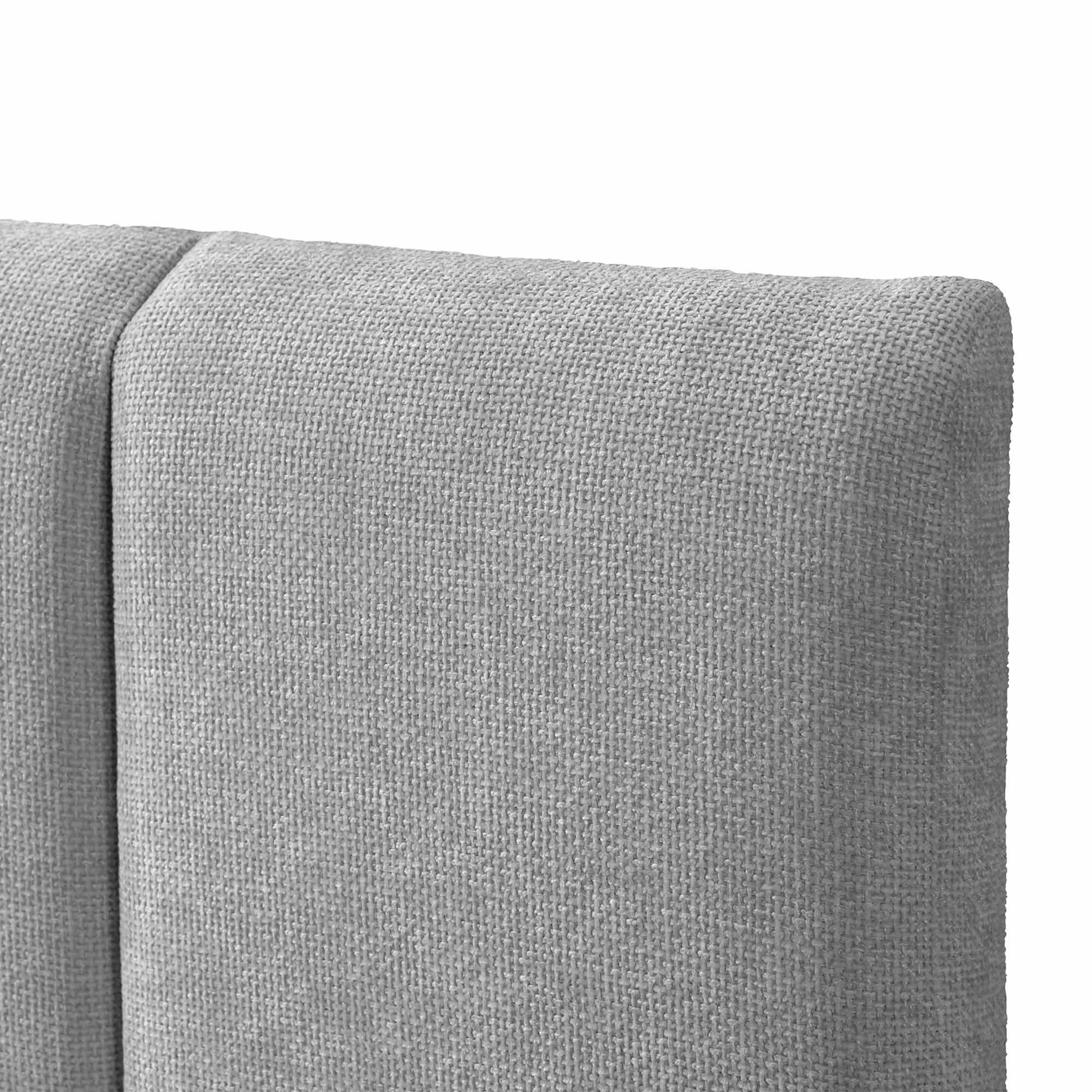 Detail image of the  Harlow Bed Frame, Gas Lift Base, Dark Grey from Forty Winks