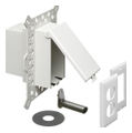Non-Metallic Recessed Outdoor IN BOX For New Construction and Stucco With In-Use Weatherproof Cover