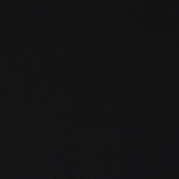 Square plain fabric sample in black.