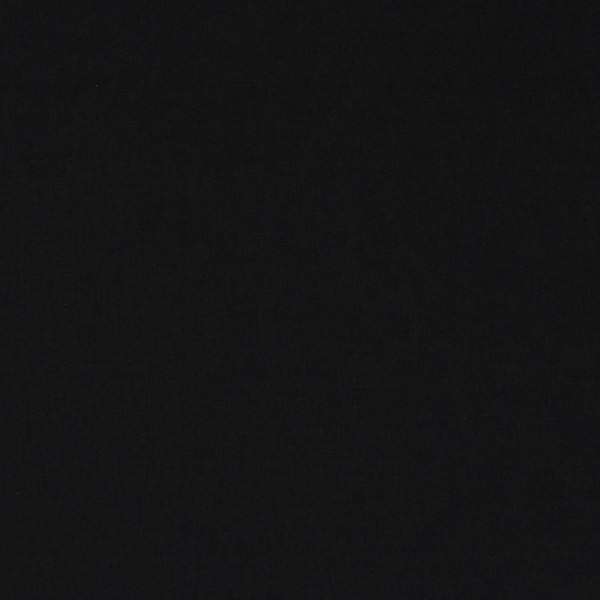 Square plain fabric sample in black.