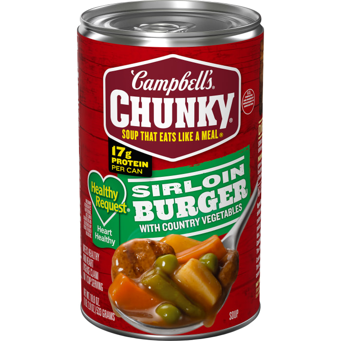 Sirloin Burger with Country Vegetables Soup
