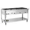 120-volt 1920-watt four-well Servewell® SL streamlined stainless steel hot-food table