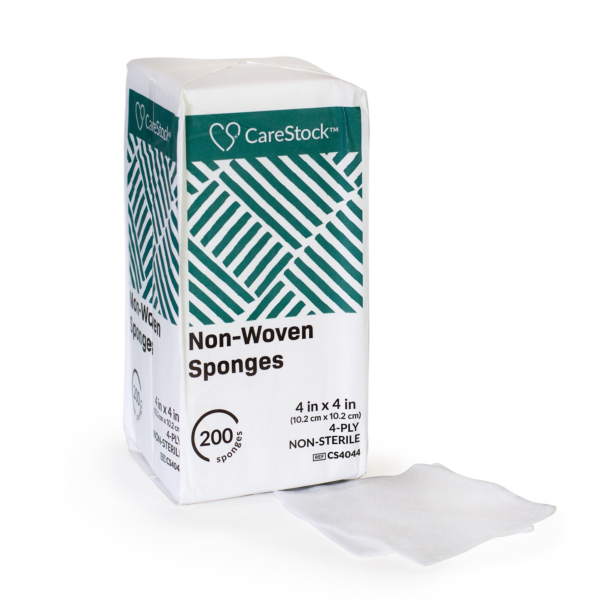 CareStock Gauze Sponge, 4 x 4 in. 4-Ply - Wound Dressing - nonsterile