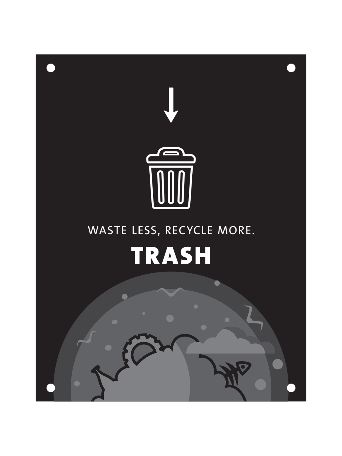 EVOLVE – Body Sign – Trash – Black