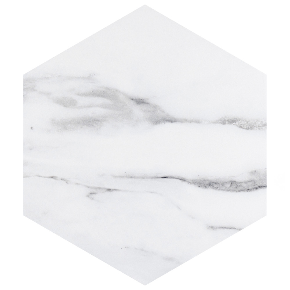 Marbilia Hex Venato with Biotech 11 in. x 13 in. Porcelain Floor and Wall Tile