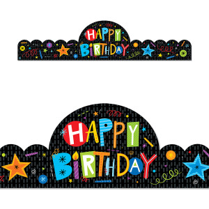 Happy Birthday Crowns, Pack of 30