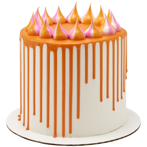 Orange - Red 3 Free Cake Drip