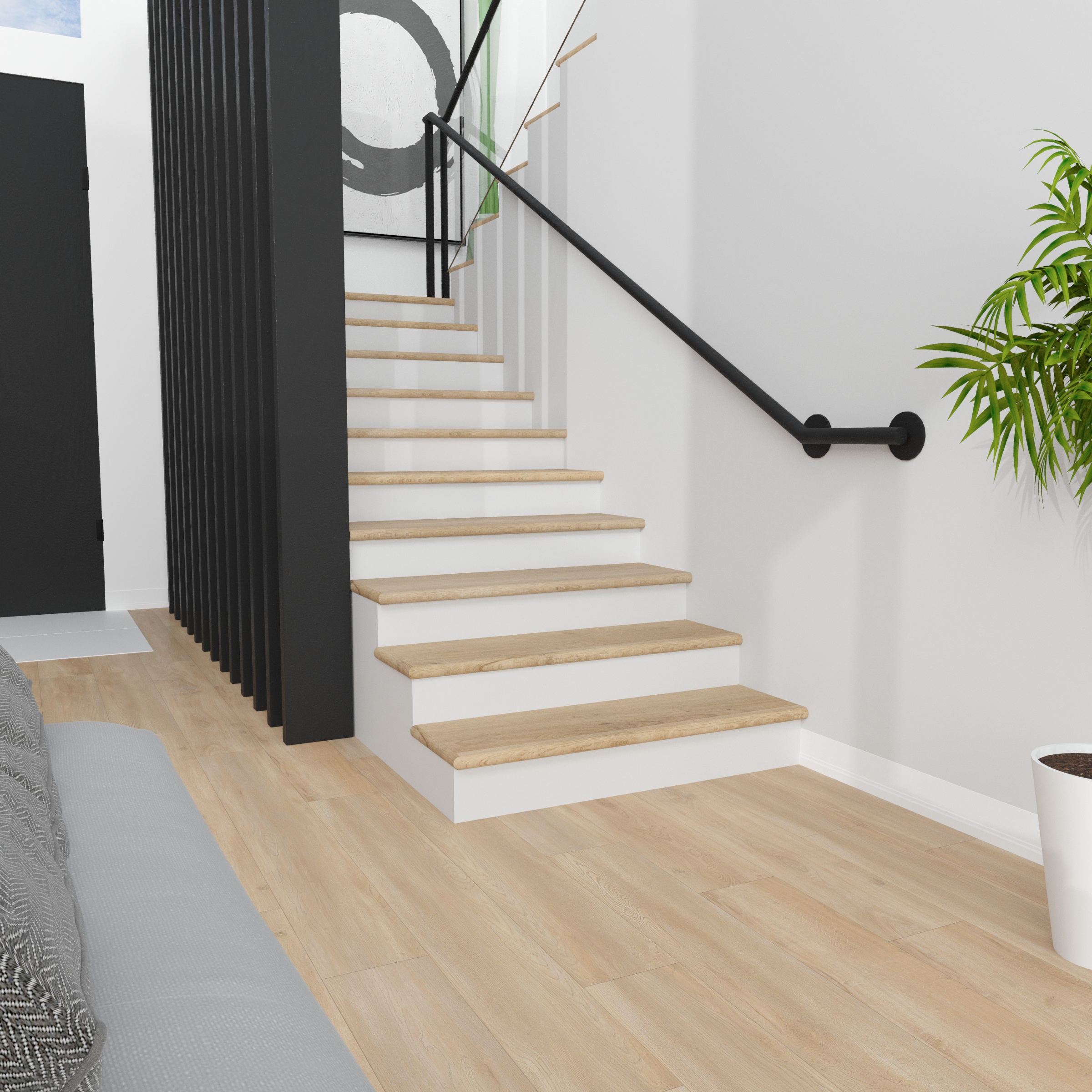 Aerial Oak Longboards Icons Stair Tread view 2