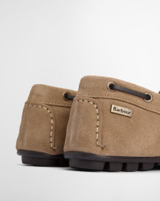 Courage Driving Shoes Taupe Suede