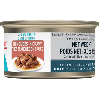 Royal Canin Feline Care Nutrition Urinary Care Thin Slices In Gravy Canned Cat Food