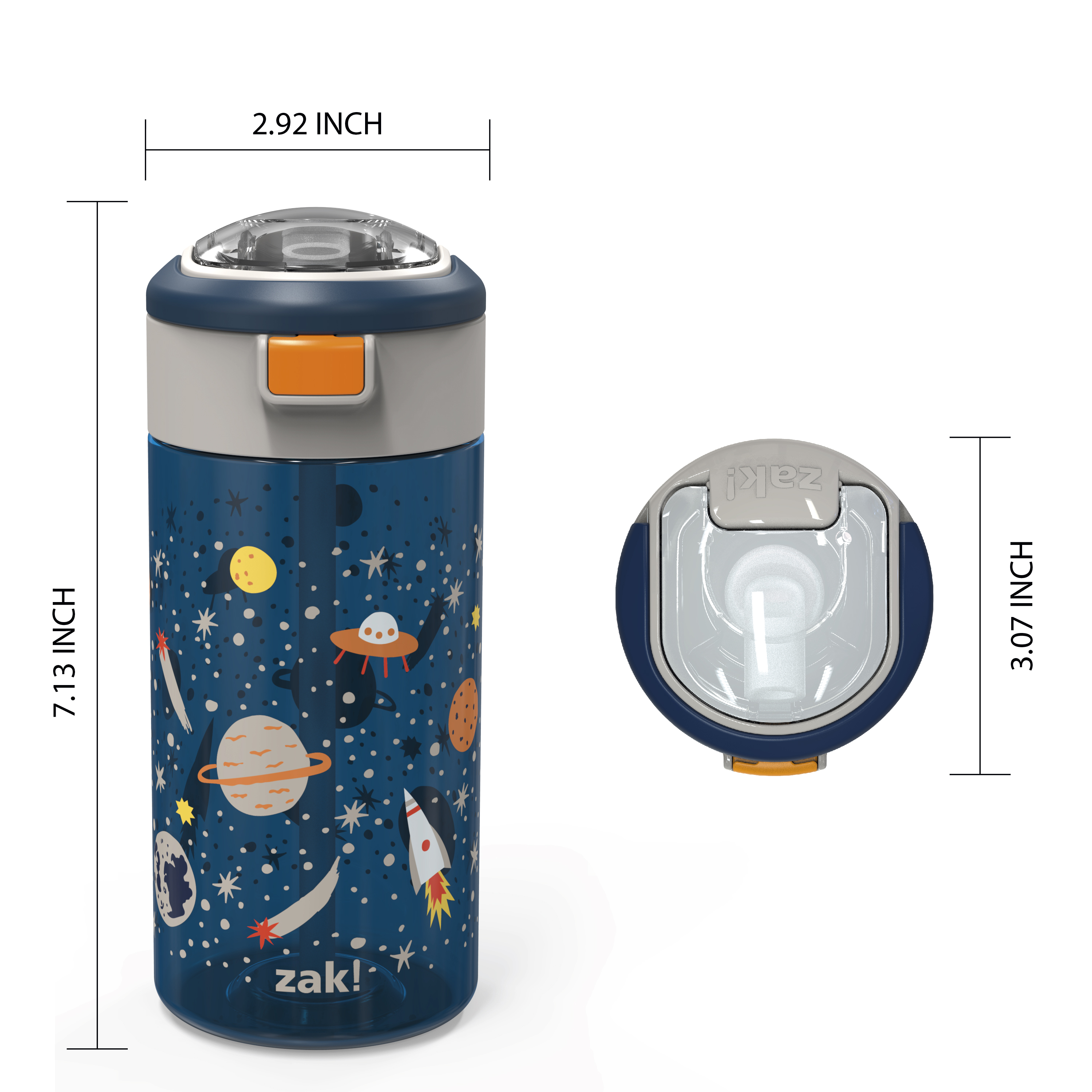 Genesis 18 ounce Water Bottles, Space, 2-piece set slideshow image 8 Genesis 18 ounce Water Bottles, Space, 2-piece set slideshow image 8
