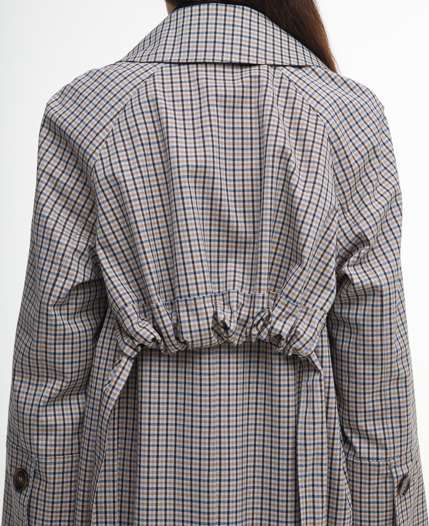 Beatrix Check Showerproof Trench Coat image number 7