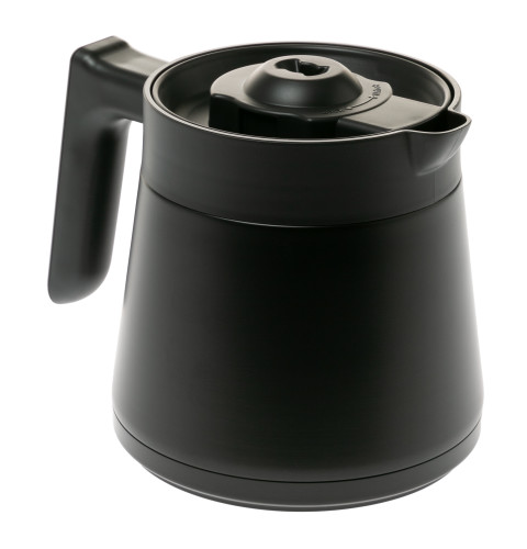 VACUUM CARAFE WITH LID - BLACK