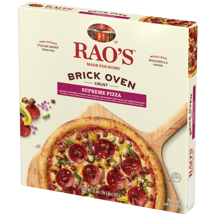 Supreme Frozen Pizza, 21.6 oz - Right angle Image