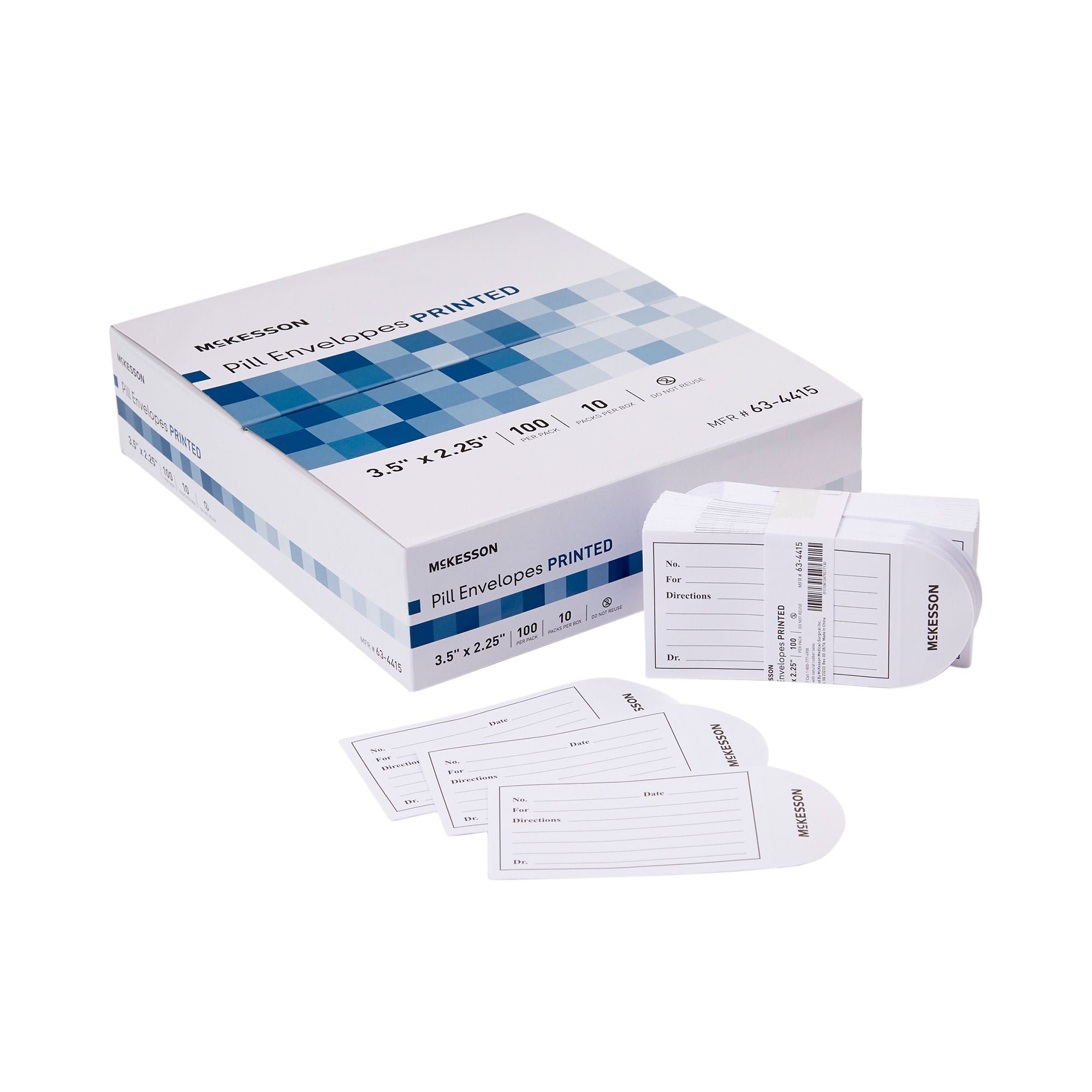 McKesson Pill Envelope, 3.5 x 2.25 Inch