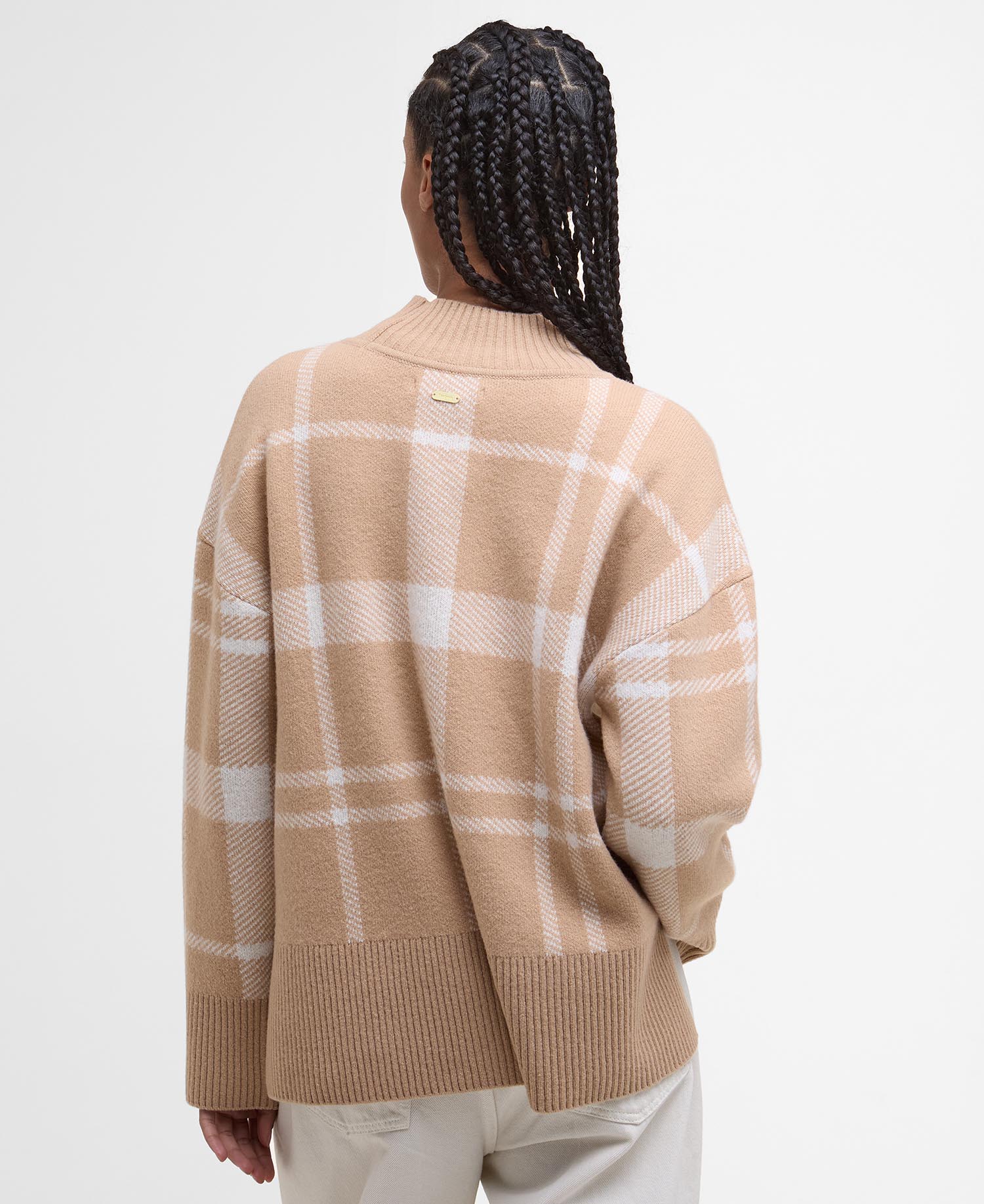 Harriet Tartan High-Neck Jumper image number 2