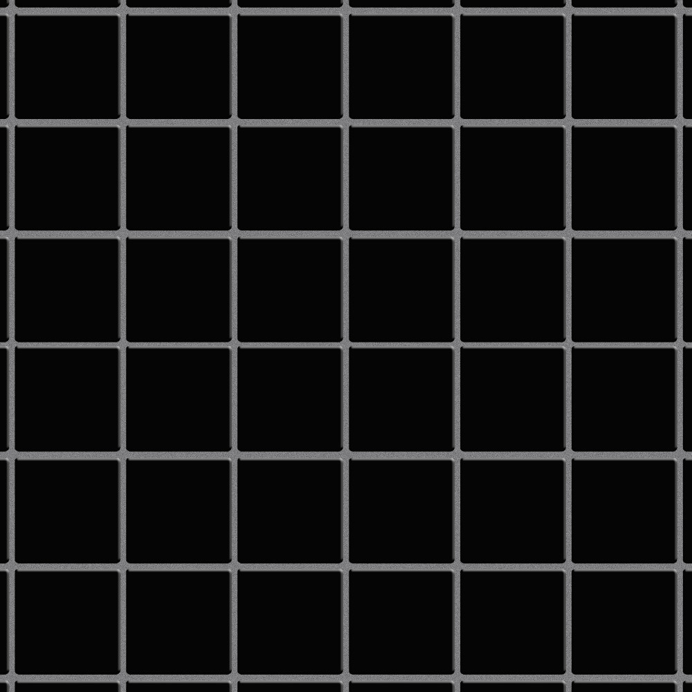 Metro Quad Matte Black 11-3/4 in. x 11-3/4 in. Porcelain Mosaic Tile